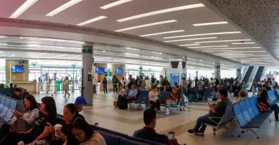 Afluencia de personas en el AIFA