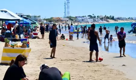 Playa, semana Santa