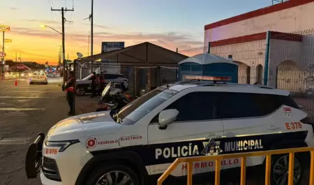 Operativo de la Polic�a Municipal de Hermosillo