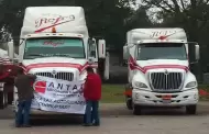 Transportistas levantan bloqueos tras represi�n