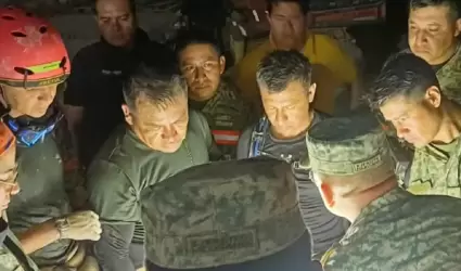 Rescate de mineros en Sinaloa