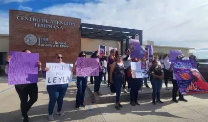 Manifestaci�n en memoria de Leyla Monserrat