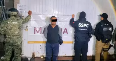 Detenido en Nogales.