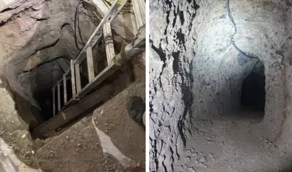 T�nel inhabilitado en Nogales, Sonora