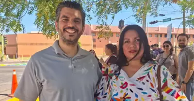 Integrantes de la agrupaci�n Buquis a la Calle