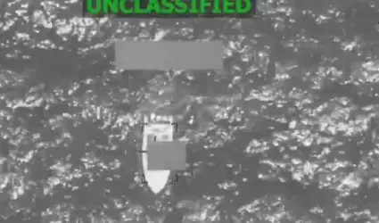 EU vuelve a atacar narcolancha en el Pac�fico