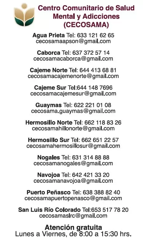 Salud mental Sonora.