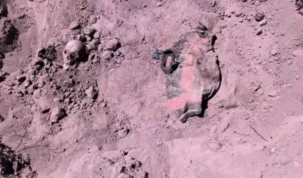 Restos �seos localizados en zona de Guaymas