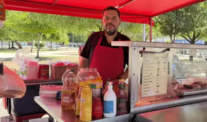 Vendedor de hot dogs