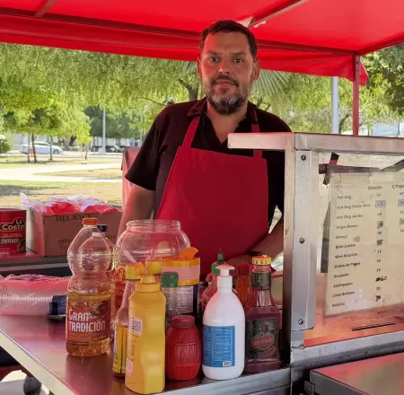 Vendedor de hot dogs