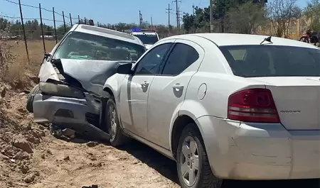 Choque en la avenida Navojoa