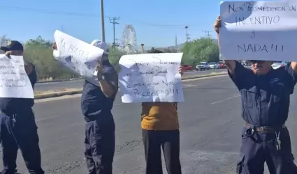 Manifestaci�n de custodios del Cereso 1