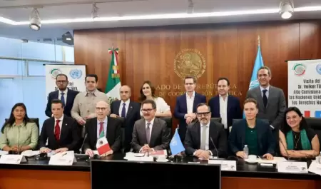 Alto comisionado de la ONU dialoga en el Senado sobre desapariciones