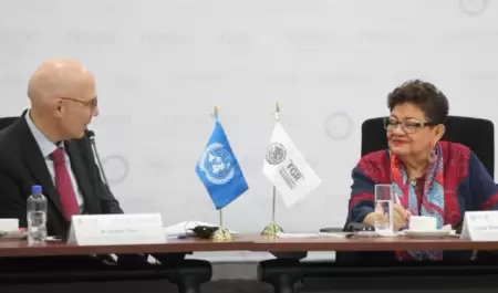 Ernestina Godoy se re�ne con Volker T�rk, Alto Comisionado de ONU