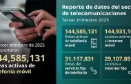 Reporta CRT 144.5 millones� de l�neas celulares activas en M�xico