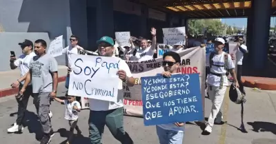 Marcha del movimiento "Soy pap� no criminal"