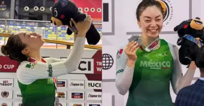 M�xico: doble medalla en Copa del Mundo de ciclismo