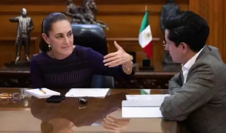 Sheinbaum sostiene llama telef�nica con Mark Carney