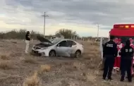 Conductora se sale del camino en las inmediaciones del Cerro de la Virgen