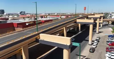Puente, distribuidor vial de Luis Encinas y Solidaridad