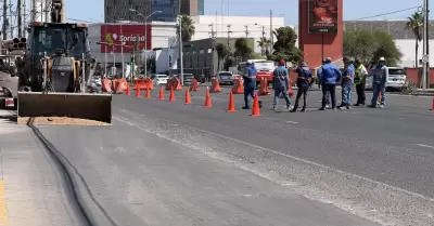 Cierre de carriles en el bulevar Solidaridad