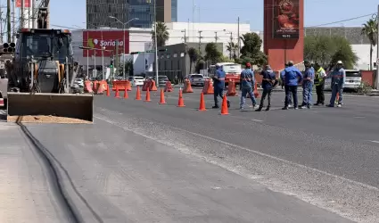 Cierre de carriles en el bulevar Solidaridad