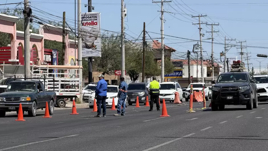 Cierre de carriles en el bulevar Solidaridad