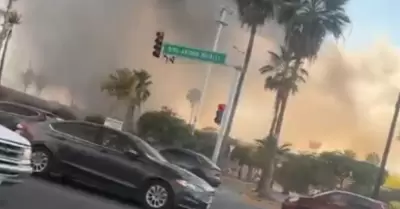 Incendio en Los Mochis