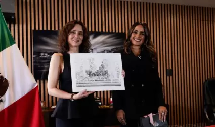 Isabel D�az Ayuso y Alessandra Rojo de la Vega