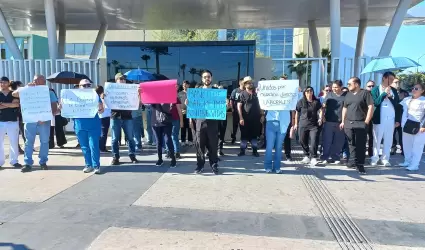 Manifestaci�n de trabajadores de la salud