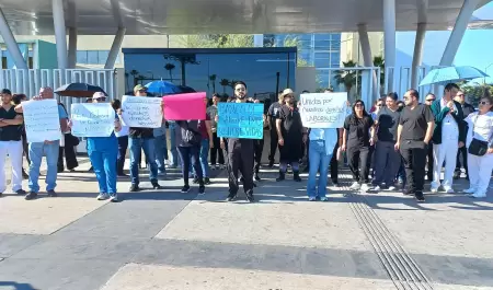 Manifestaci�n de trabajadores de la salud