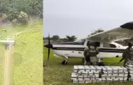 Aseguran aeronave con m�s de media tonelada de coca�na en Tabasco