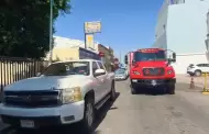 Atienden Bomberos reporte de falla el�ctrica en Colegio Progreso, en el Centro de Hermosillo