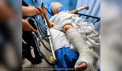 Hombre golpeado afuera de la ExpoGan