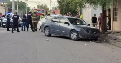 Dos menores resultaron lesionados tras ser embestidos por un auto despu�s de un 