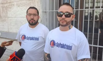 Integrantes de "Soy pap�, no criminal"