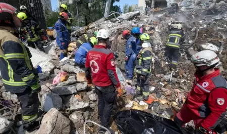 Rusia lanza bombardeo masivo sobre Kiev
