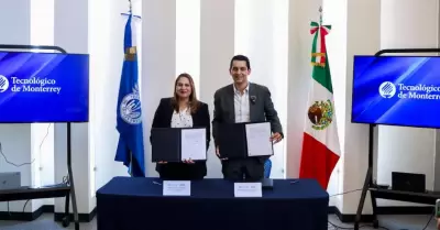 Firma de convenio entre Tec de Monterrey y Secretar�a de Econom�a y Turismo