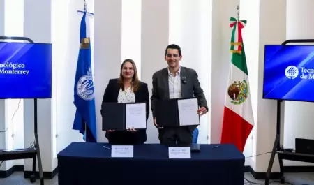 Firma de convenio entre Tec de Monterrey y Secretar�a de Econom�a y Turismo