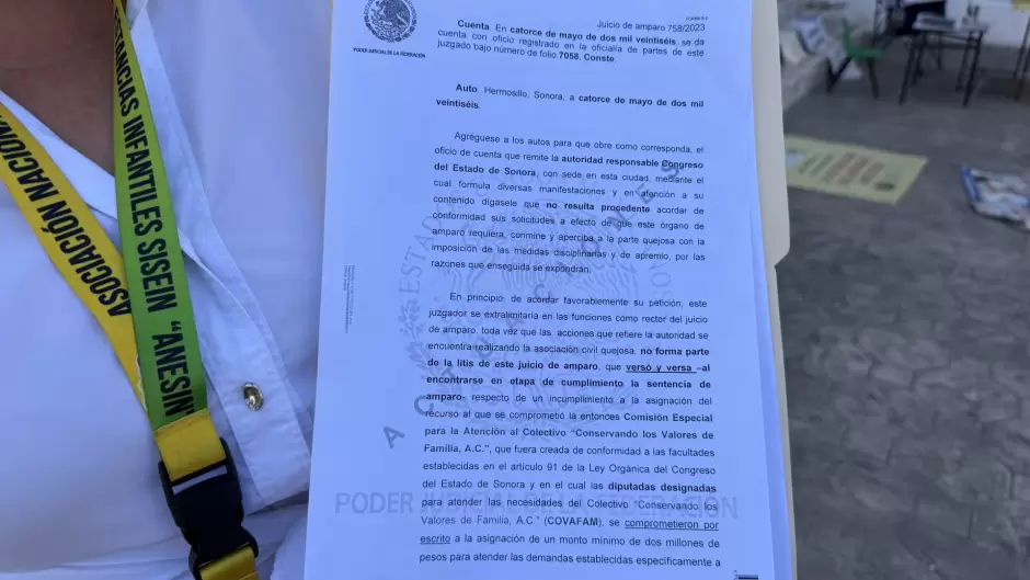 Protesta en el Congreso.