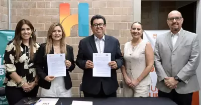 Radio la H firma convenio de colaboraci�n con Universidad Kino.