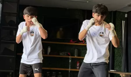 Erick Salazar y C�sar Nierva