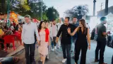 Alcalde y esposa acompa�ados del c�nsul de Estados Unidos Drew Hoster y su espos