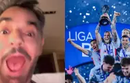 Eugenio Derbez celebra triunfo de Cruz Azul