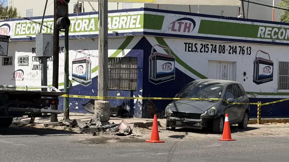 Choque en la colonia San Benito