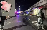 Dejan otro cerdo de peluche junto a hombre asesinado en Culiac�n