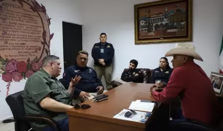 Combate a incendio forestal en Arivechi