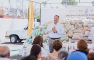 Entregan m�s de 6 toneladas de alimentos a organizaciones sociales