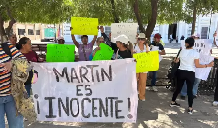 Manifestaci�n frente a Palacio de Gobierno