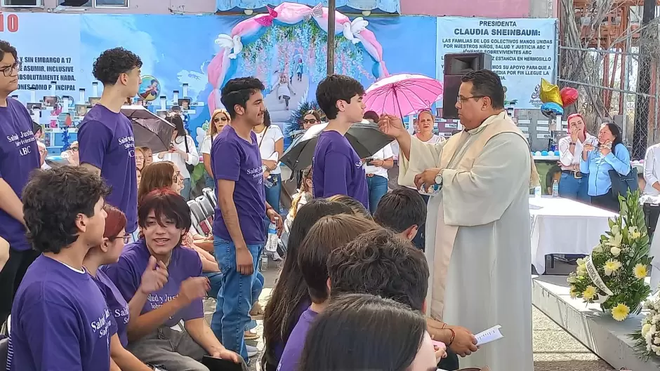 Misa en instalaciones de lo que fuera la Guarder�a ABC